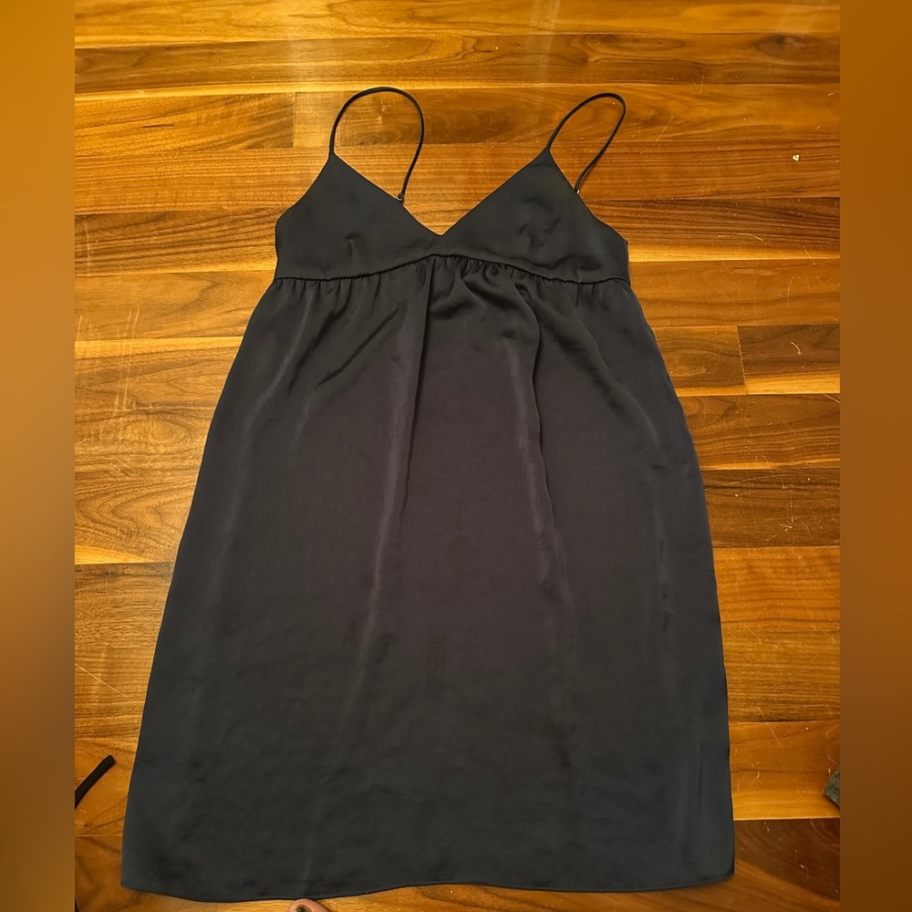 Little Moon Aritiza Navy Slip Dress